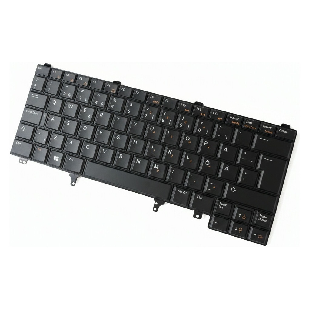 Dell Tangentbord Keyboard Latitude E6220 E6420 E5420 E5430 0GJJJ7 QWERTY Backlit