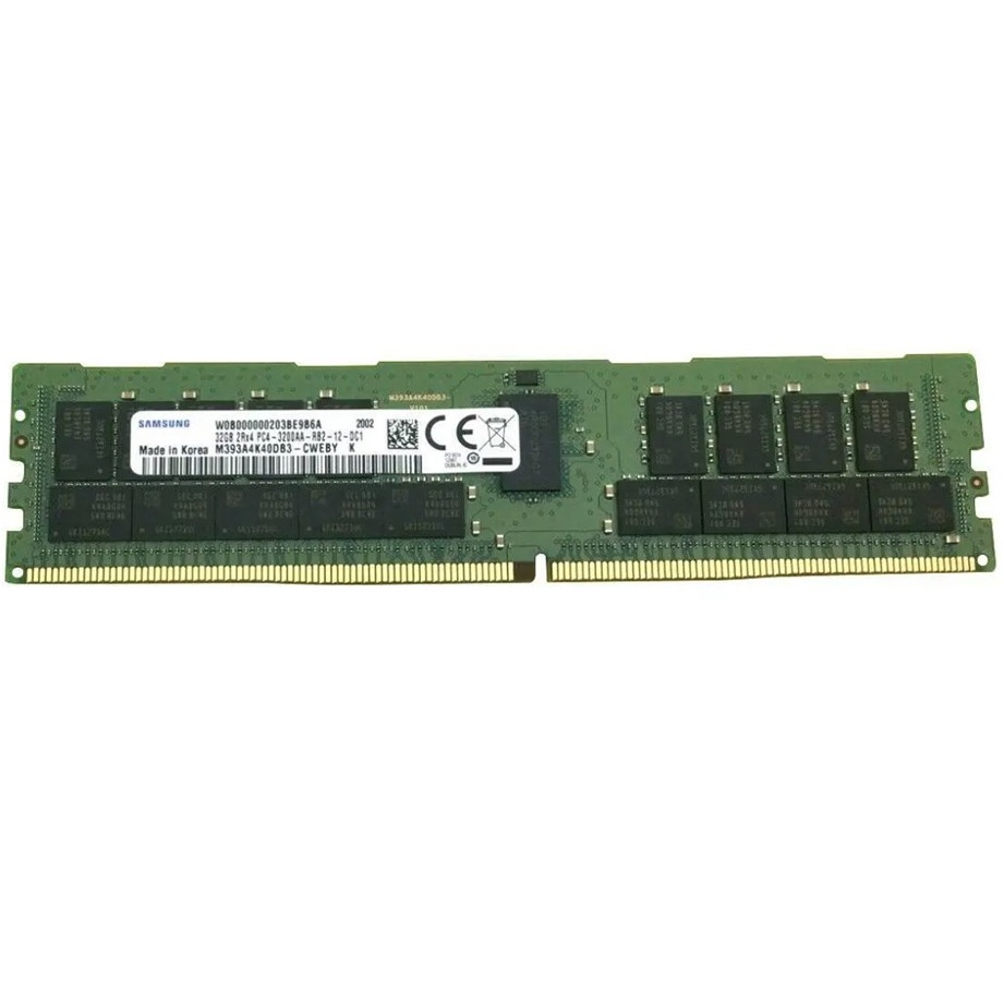 Samsung 32GB DDR4 (1x32GB) 2Rx4 PC4-3200AA 3200MHz ECC RDIMM M393A4K40DB3-CWEBY
