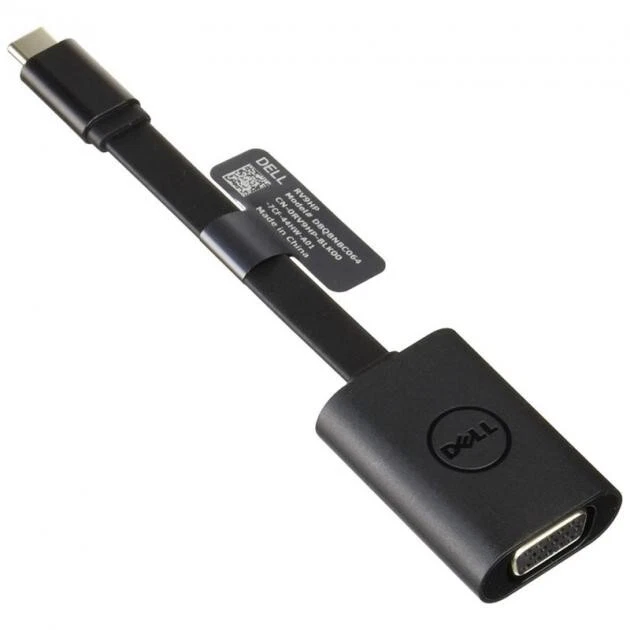 Begagnad Dell USB-C to VGA Adapter Video Output Dongle Cable DBQBNBC064 0CXPPX