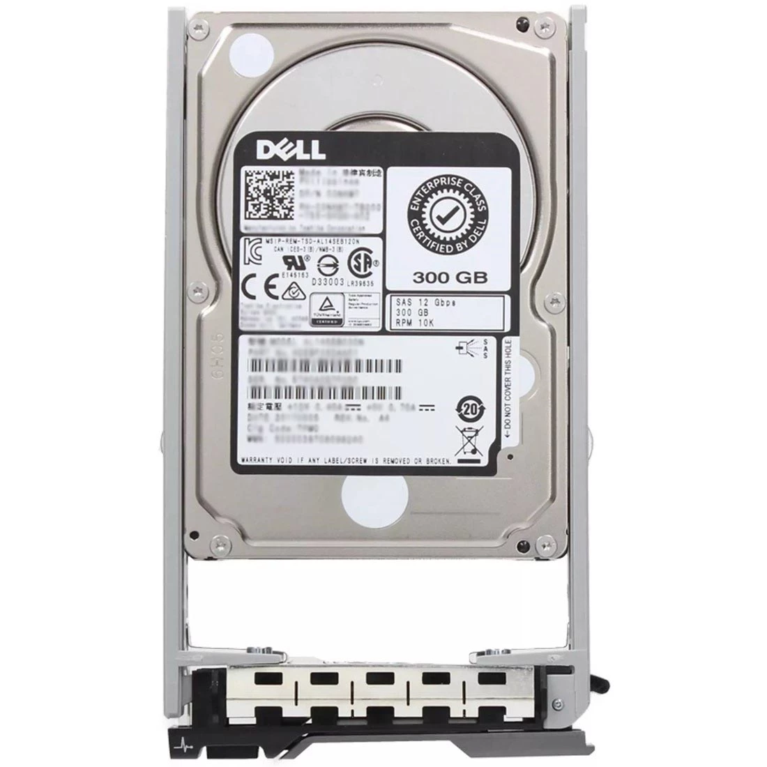 Begagnad Dell 0YJ2KH 300GB 10K SAS 12Gbps 2.5inch Hot-Plug Hard Drive HDD