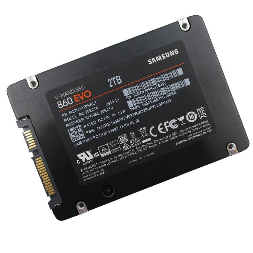 Begagnad 2TB SSD 2,5" Samsung MZ-79E2T0 6GB/s 2.5" SATA SSD