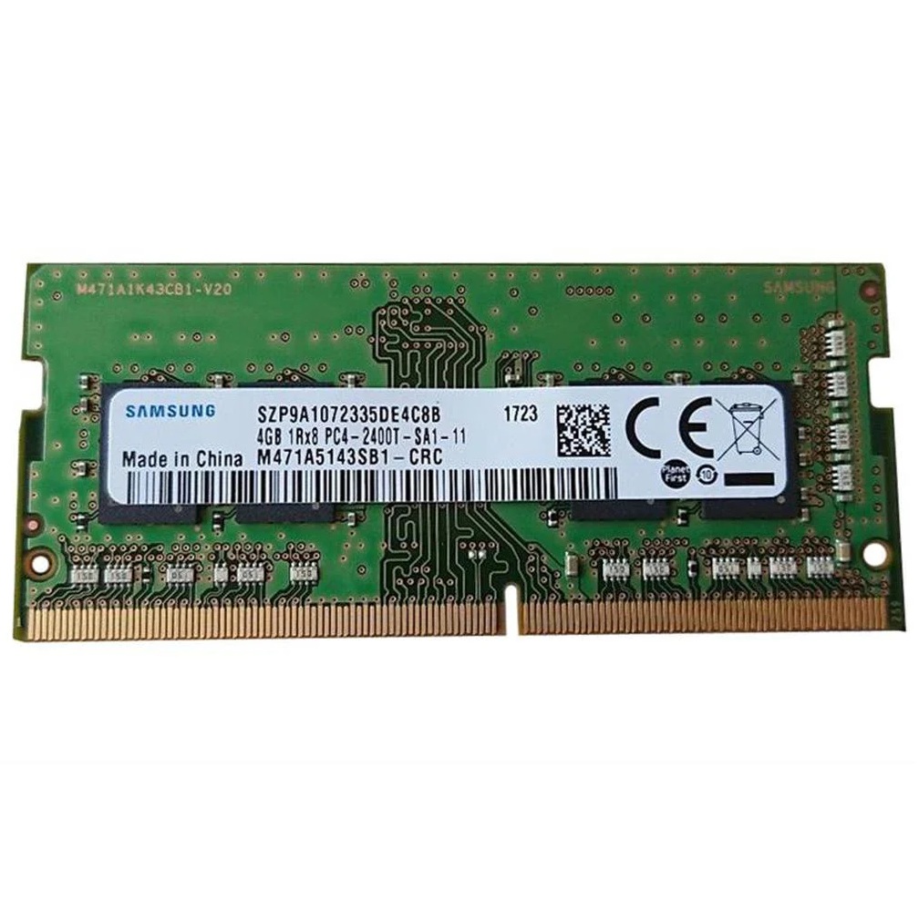 Begagnat Samsung 4GB DDR4 (1x4GB) SODIMM 1Rx8 PC4-2400T 2400MHz M471A5143SB1-CRC