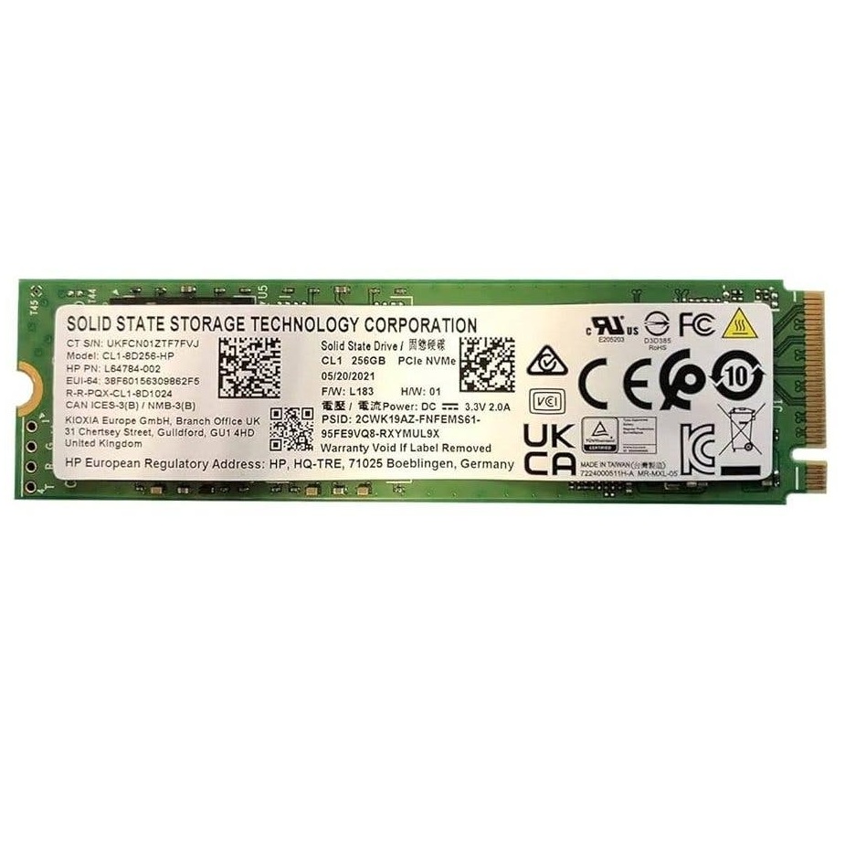 Begagnad 256GB LiteOn NVMe SSD Disk CL1-8D256-HP M2 2280