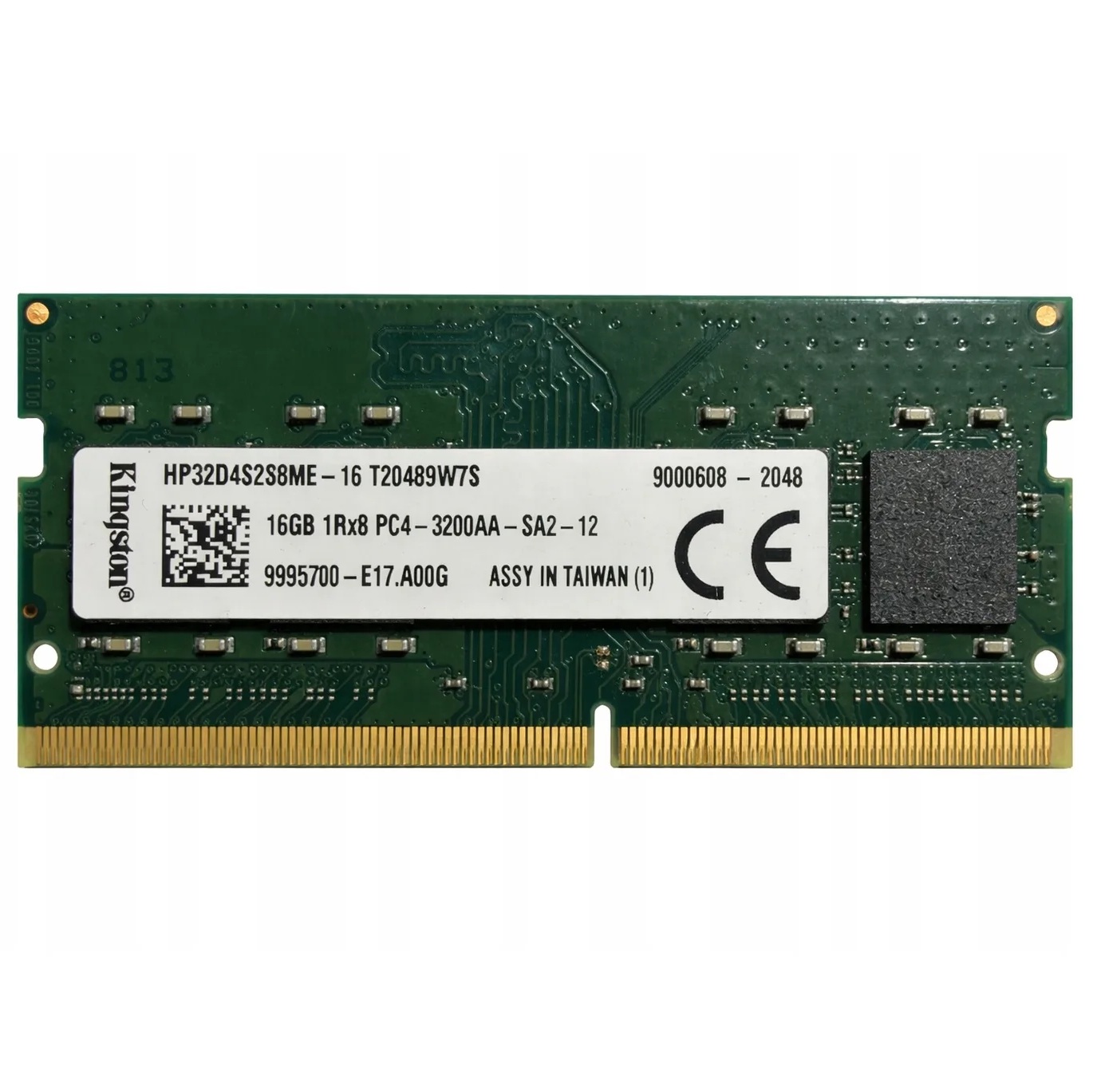 Begagnat Kingston 16GB DDR4 (1x16GB) SODIMM 1Rx8 PC4-3200AA 3200MHz HP32D4S2S8ME