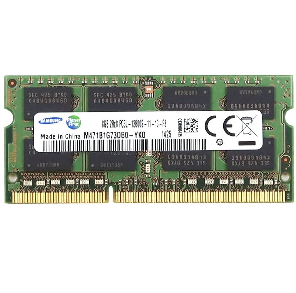 Begagnat Samsung 8GB DDR3L (1x8GB) 1600MHz SODIMM Laptop RAM M471B1G73DB0-YKO