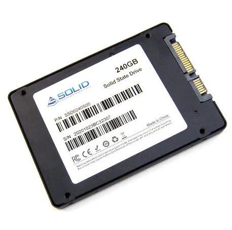 Begagnad Solid SSD 240GB SSD Hårddisk 2.5" SATA 6Gb/s SSD0240S00