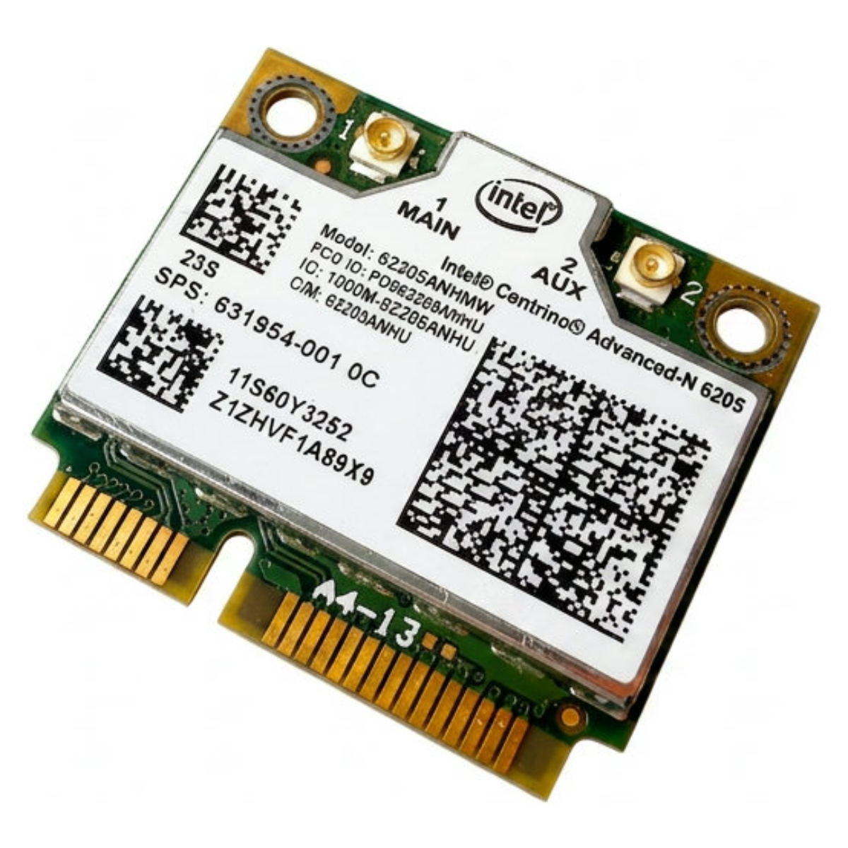 Begagnat Original Intel Centrino Advanced-N 6205 WiFi-kort 631954-001