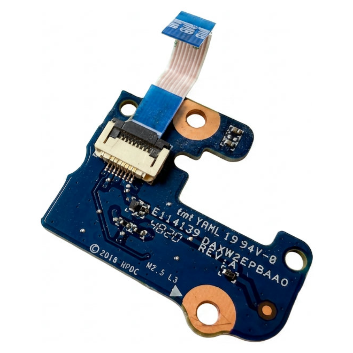 Begagnat Original HP Zbook 15 G5 G6 Power Button Switch Board DAXW2EPBAA0