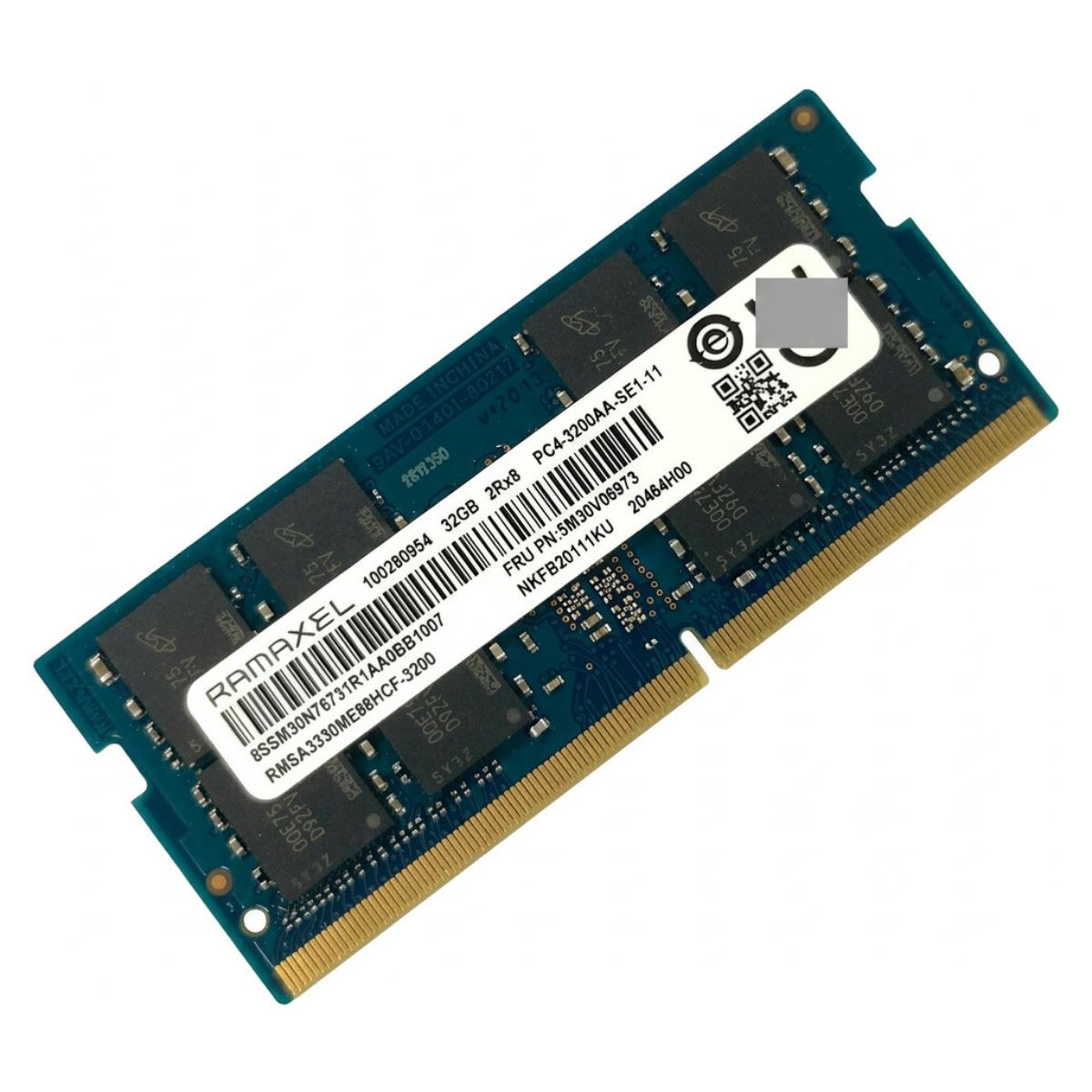 Begagnat Ramaxel 32GB DDR4 (1x32GB) SODIMM 2Rx8 3200MHz RMSA3330MF88HCF-3200