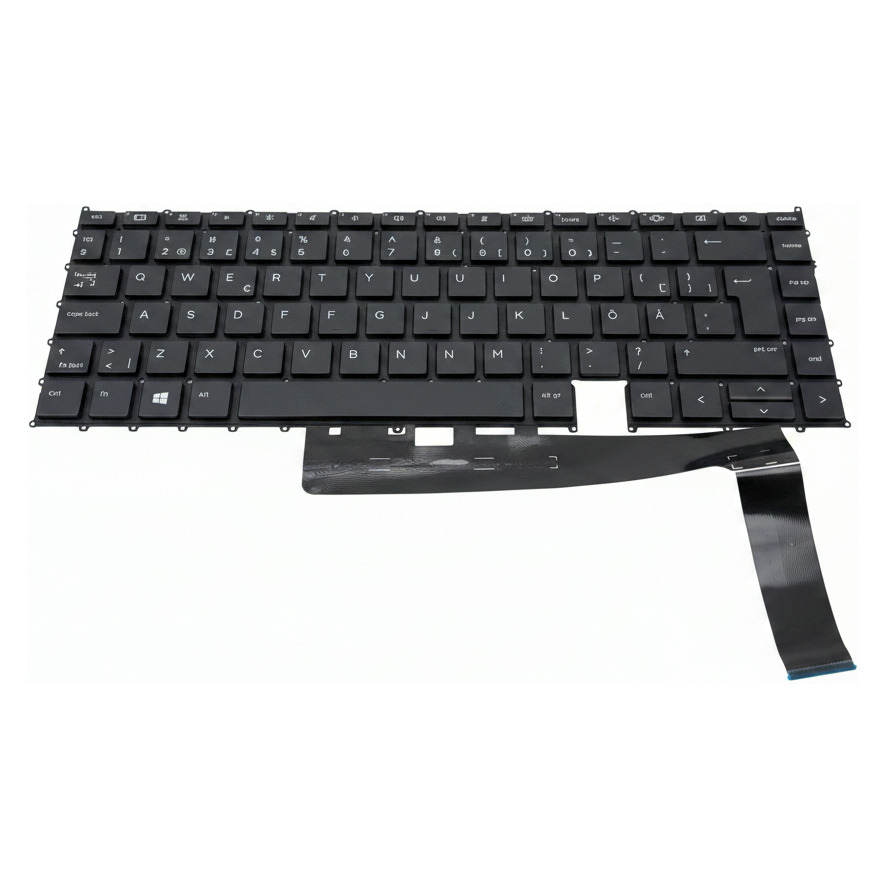Begagnat HP Swedish Keyboard Folio 1040 G7 G8 EliteBook x360 1030 1040 G7 G8 SN7193BL1