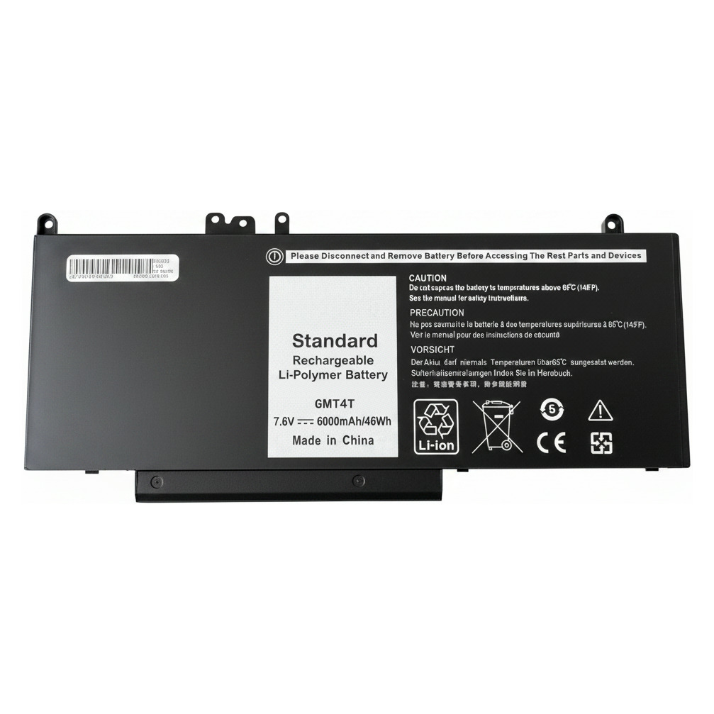 Nytt! Batteri 6MT4T 7.6V 46Wh Dell Latitude E5470 E5570 Precision M3510 6000mAh