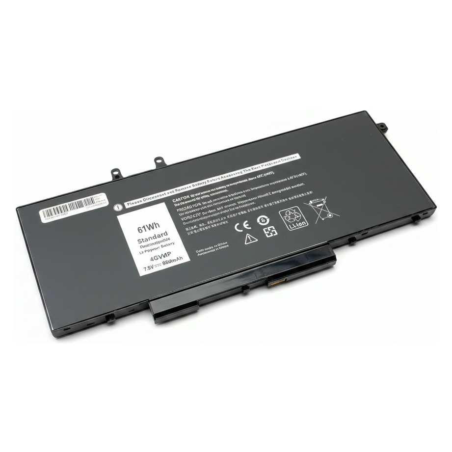 NY! Batteri Dell Latitude 4GVMP 5400 5500 7590 2-in-1 Precision 3540 61Wh
