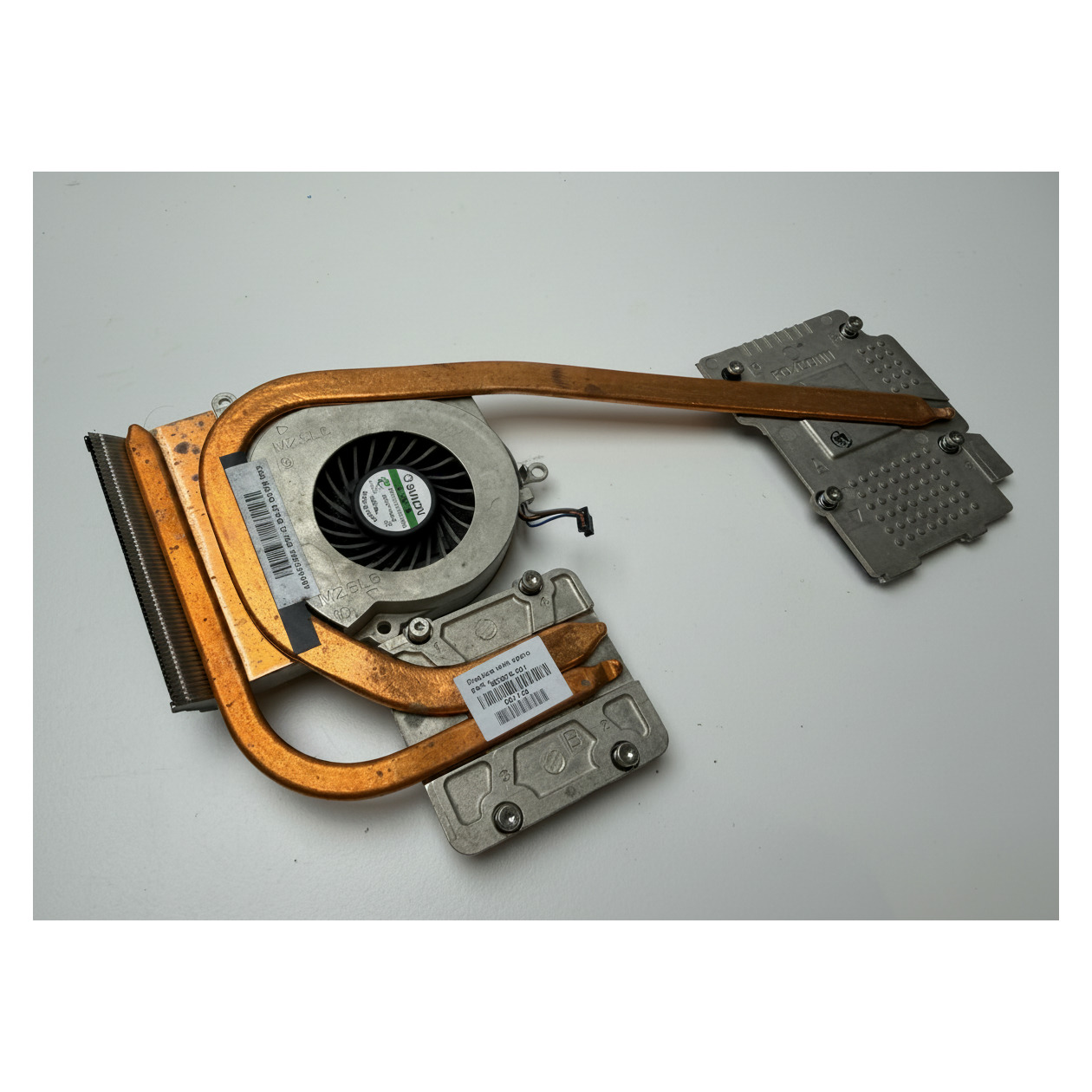 Begagnad Original HP EliteBook 8560w 8570W Kylfläkt & Heatpipe 652675-001