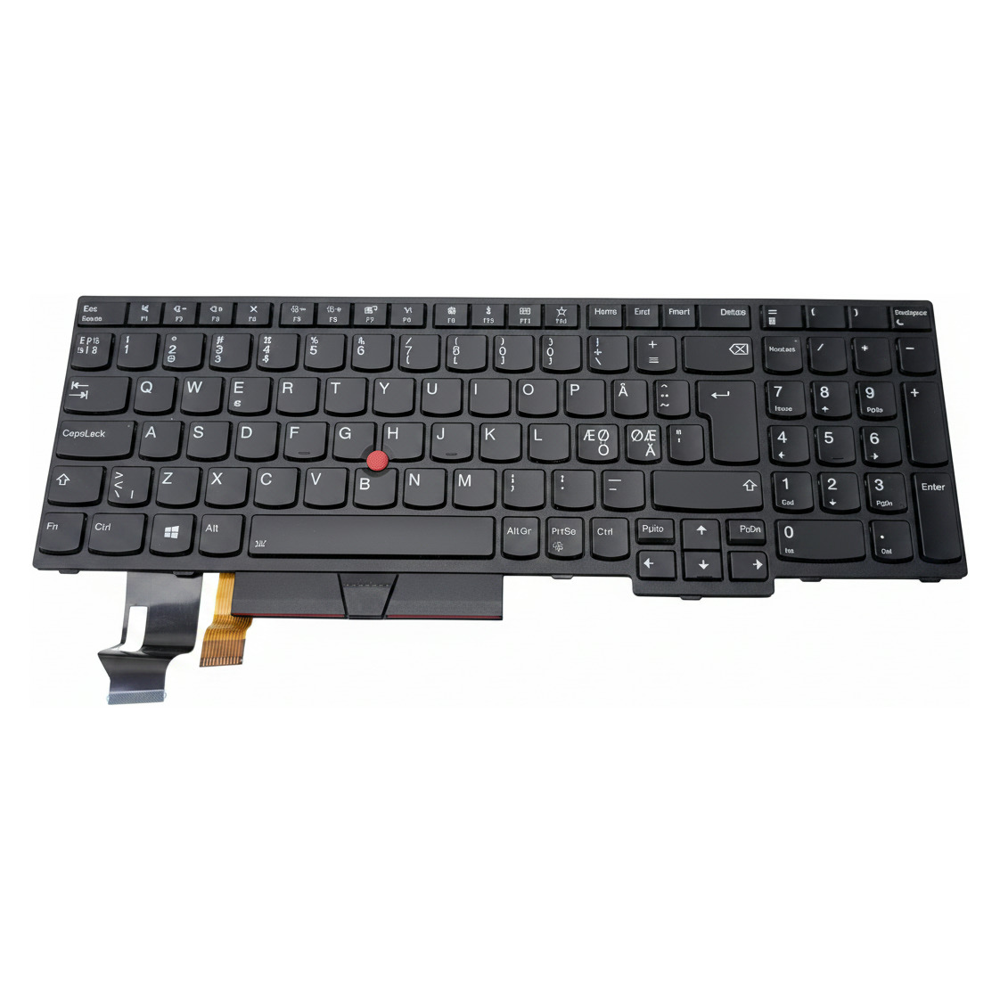 Begagnat Lenovo 01YP625 Swedish Keyboard Thinkpad E580 E590 L580 L590 P52 P53 P53s P72 P73 T590