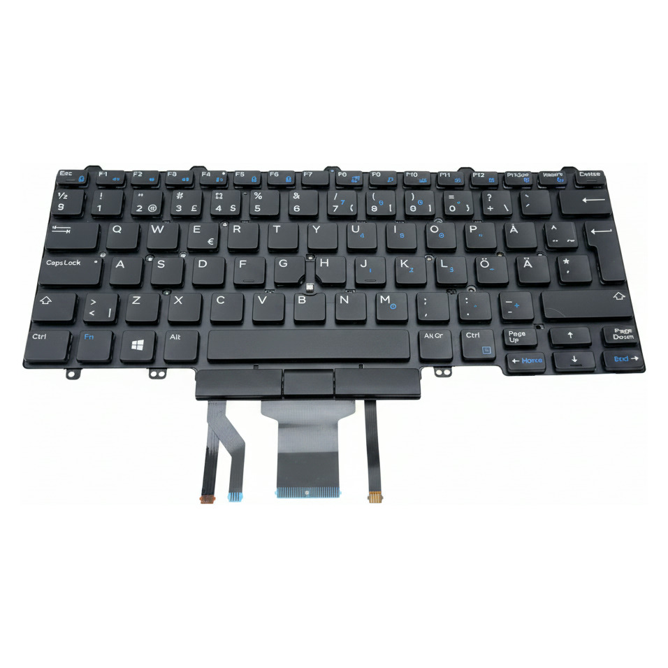 Begagnat Dell Latitude E5450 E5470 E7450 E7470 Tangentbord keyboard (04PTC5)