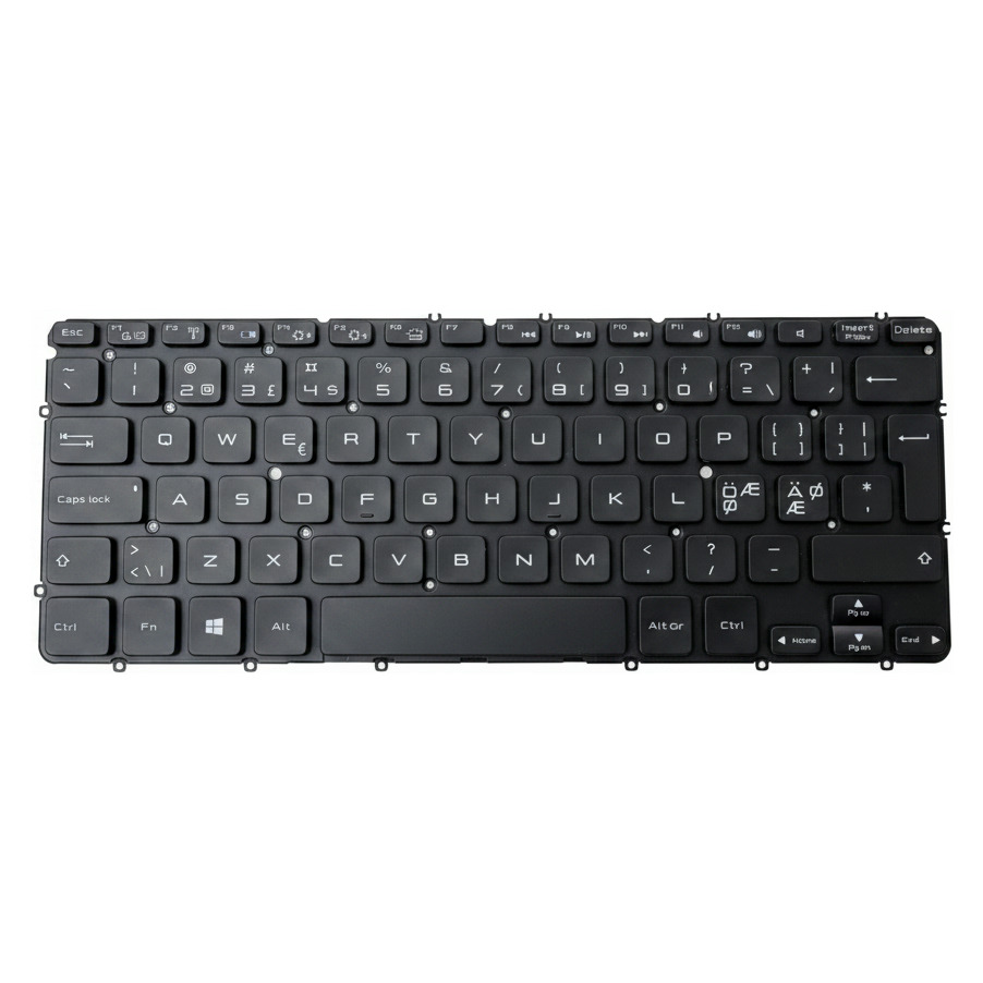 Begagnat Dell XPS 12 Tangentbord 9Q33 Nordic Keyboard 0654FY 654FY