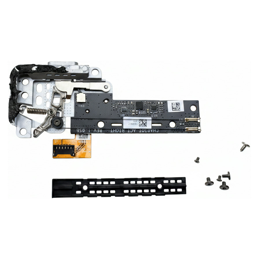 Begagnat Original Microsoft Höger Gångjärn Right Hinge ink. Kretskort Board Surface Book 2