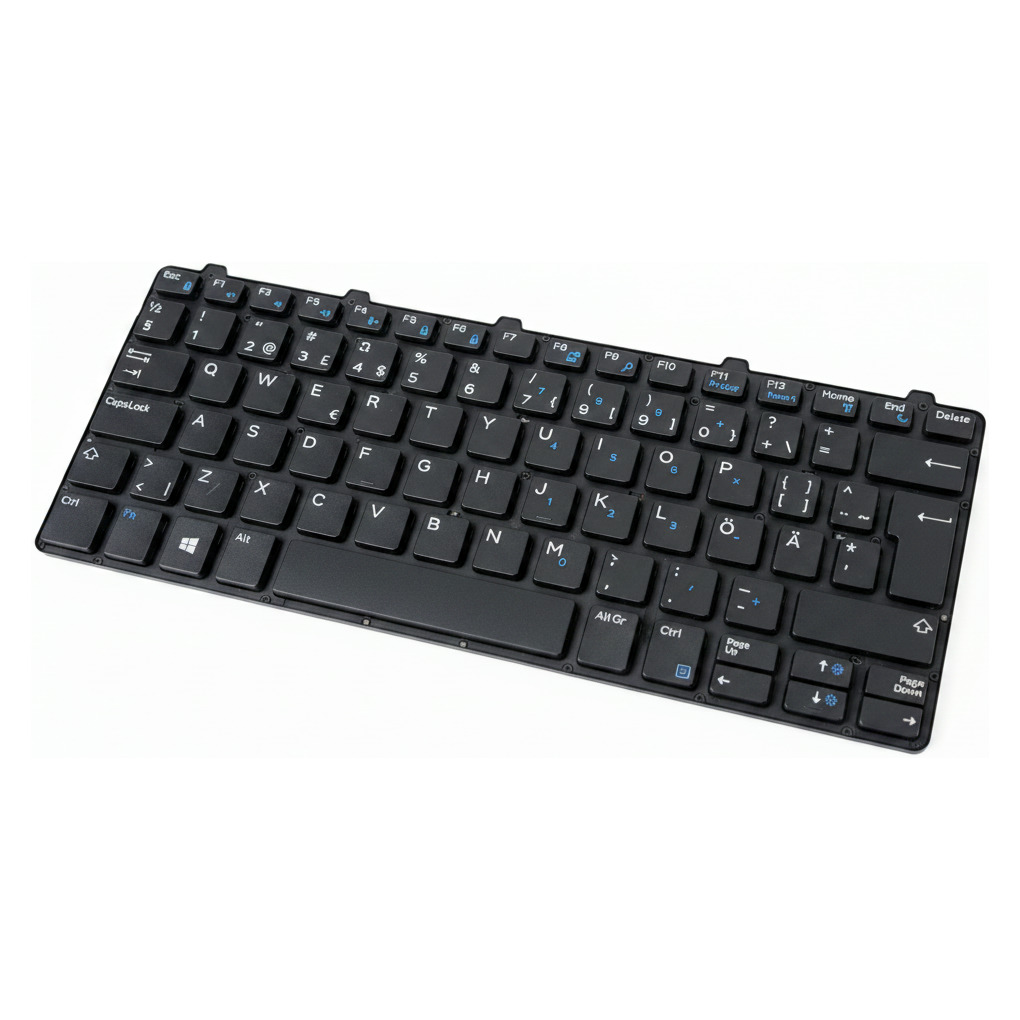 Begagnat Dell Original Tangentbord / Keyboard Latitude 3180 3189 3190 3380 Nordic 0KVXY0