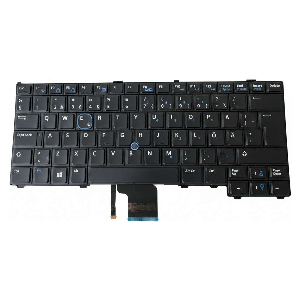 Begagnat Dell Latitude 12 12-7000 E7440 E7240 Tangentbord / Keyboard 029M04