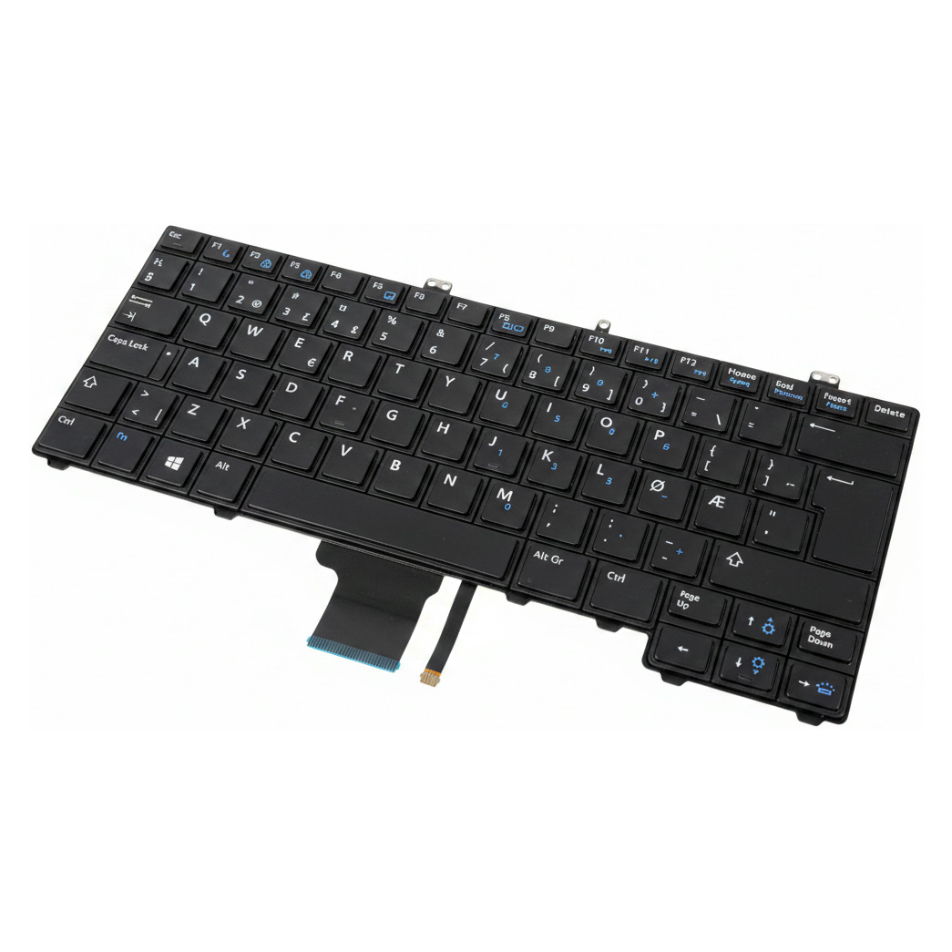 Begagnat Dell Latitude 12 12-7000 E7440 E7240 Tangentbord / Keyboard 0081NR (Norsk)