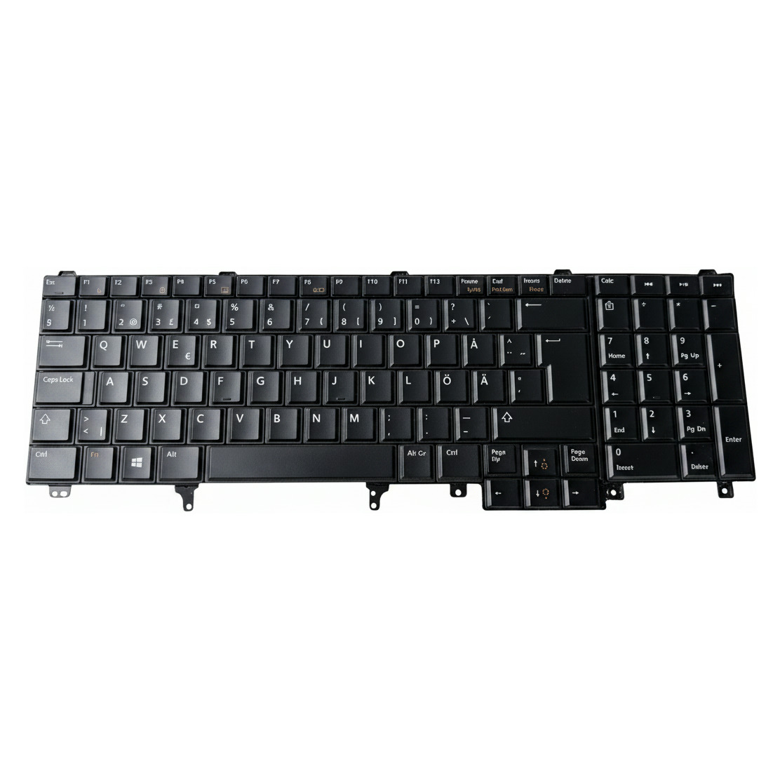 Begagnat Dell Keyboard Latitude E5520 E5530 E6520 E6530 E6540 Precision M2800 M4600 M4700 M4800 M6600 M6700 M6800