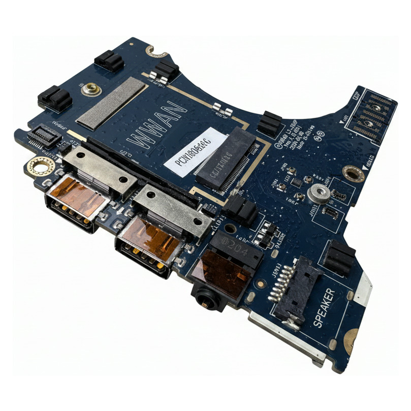 Begagnat Dell LS-J263P USB Audio Port IO Circuit Board WWAN port Dell Latitude 7410