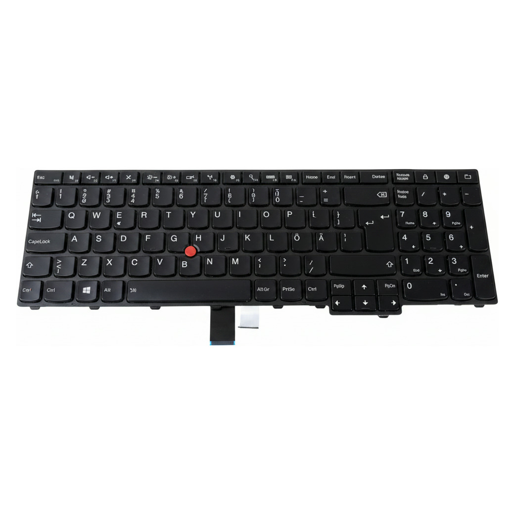 Begagnat Lenovo Swedish Keyboard 04Y2413 W540 W541 W550 W550s T540 T540P T550 T560 P50s