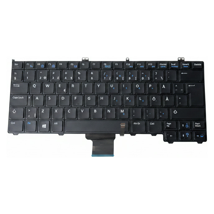 Begagnat Dell Latitude 12 12-7000 E7440 E7240 Tangentbord / Keyboard 0081NR