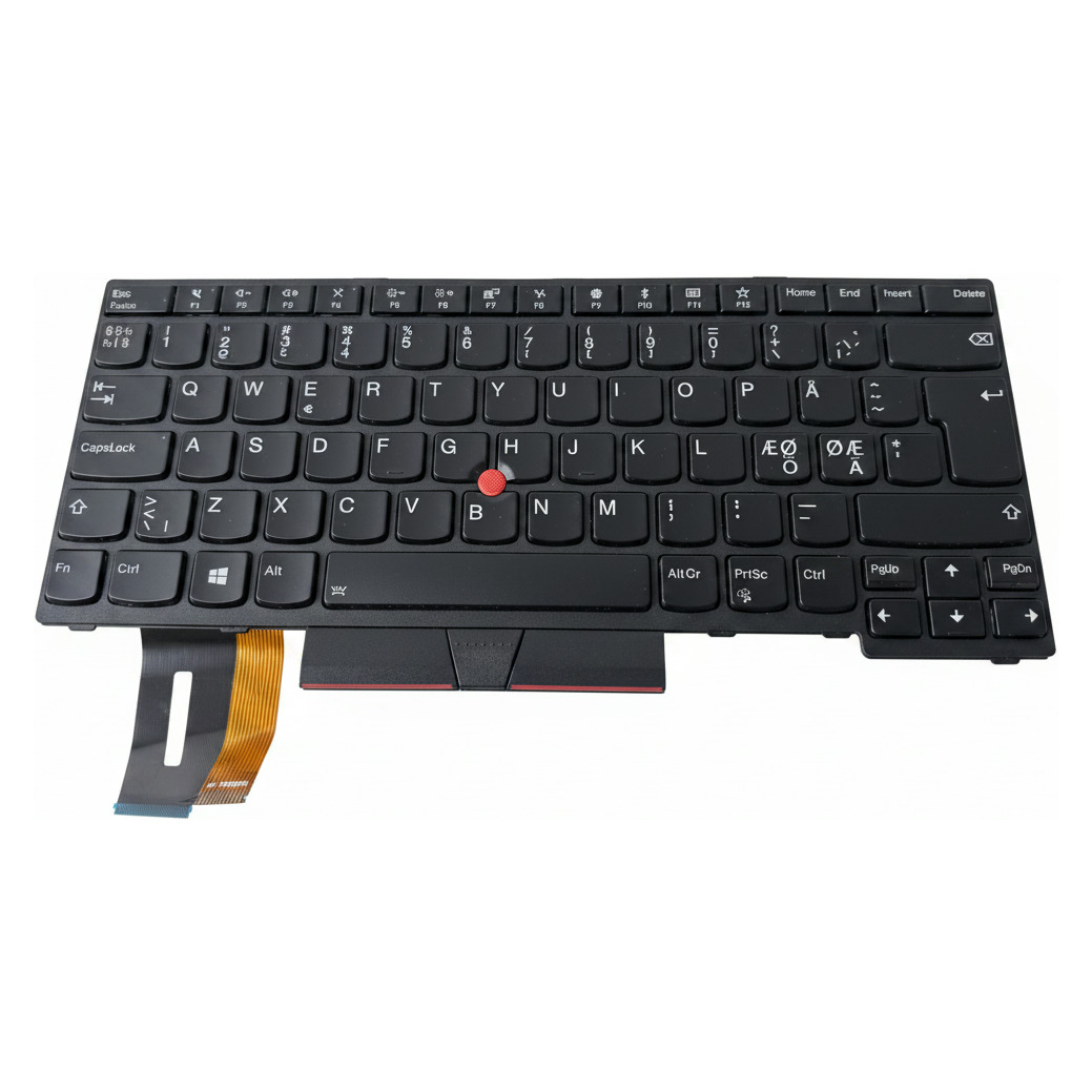 BegagnatOriginal Lenovo Thinkpad E480 E490 L380 L390 L480 T480s T490 P43S Tangentbord Keyboard FRU 01YP399
