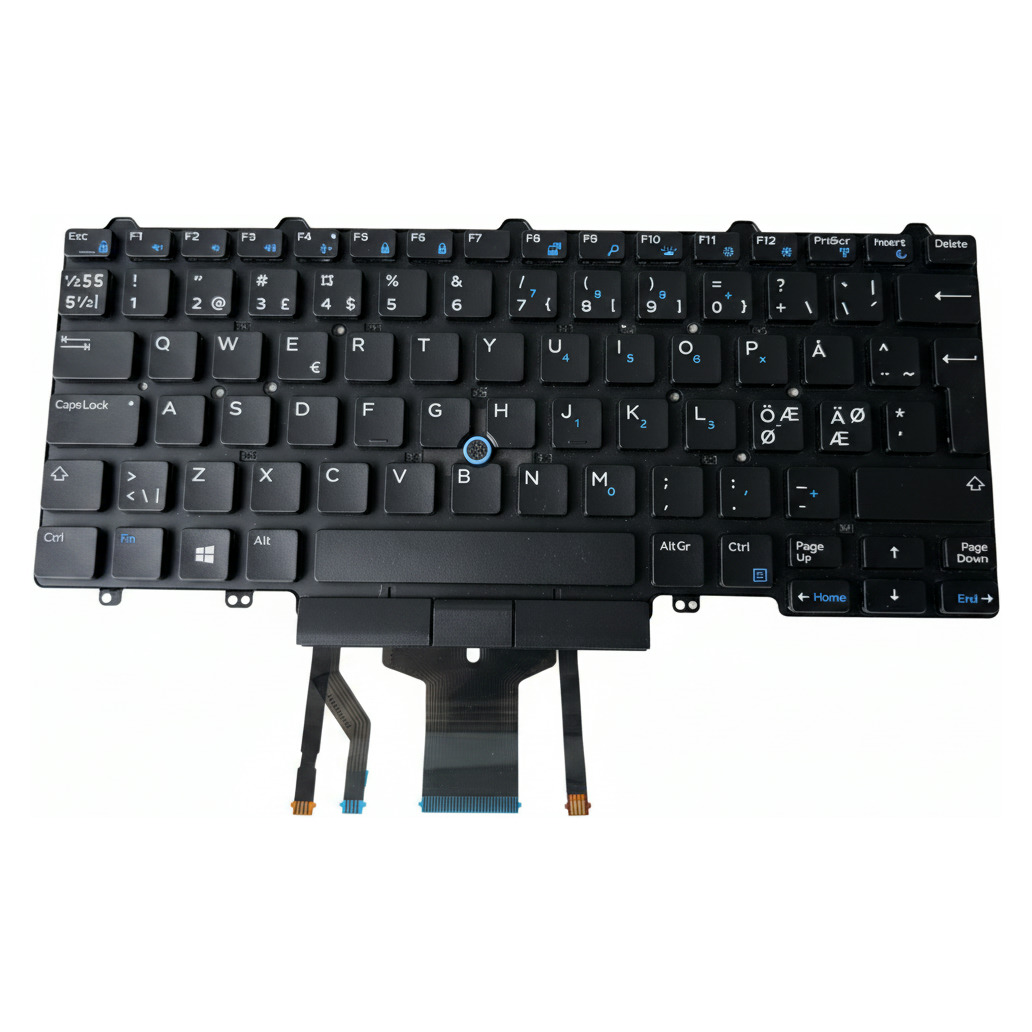 Begagnat Dell Latitude E5450 E7450 E7470 Tangentbord Keyboard 07TNDW