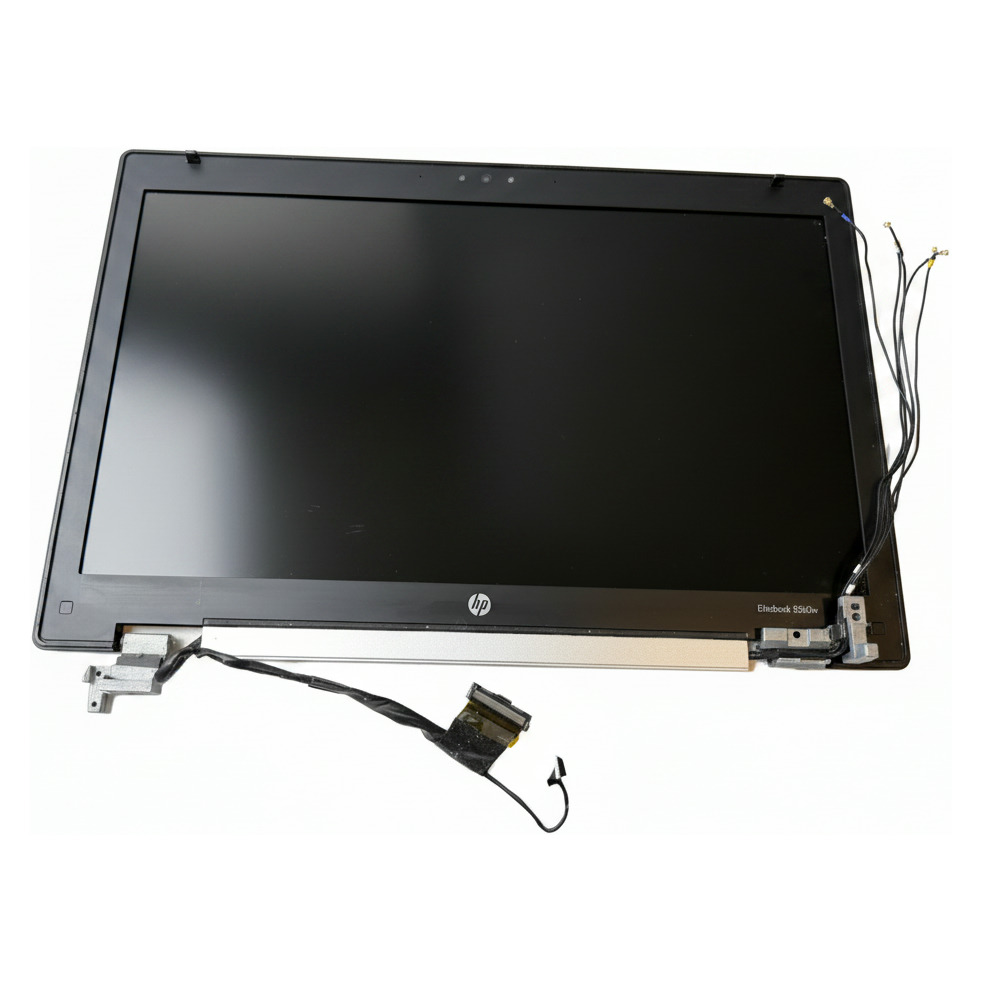 Begagnad Original HP 15,6" Skärm LCD för EliteBook 8560w 8570W Komplett Skärm