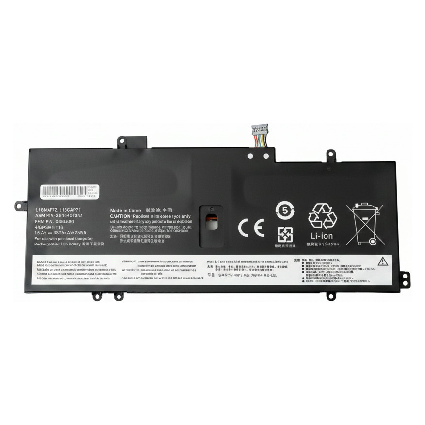 Nytt! Batteri Lenovo ThinkPad X1 Yoga 4th 5th Carbon 7th 8th 15.4V 3570mAh 55Wh