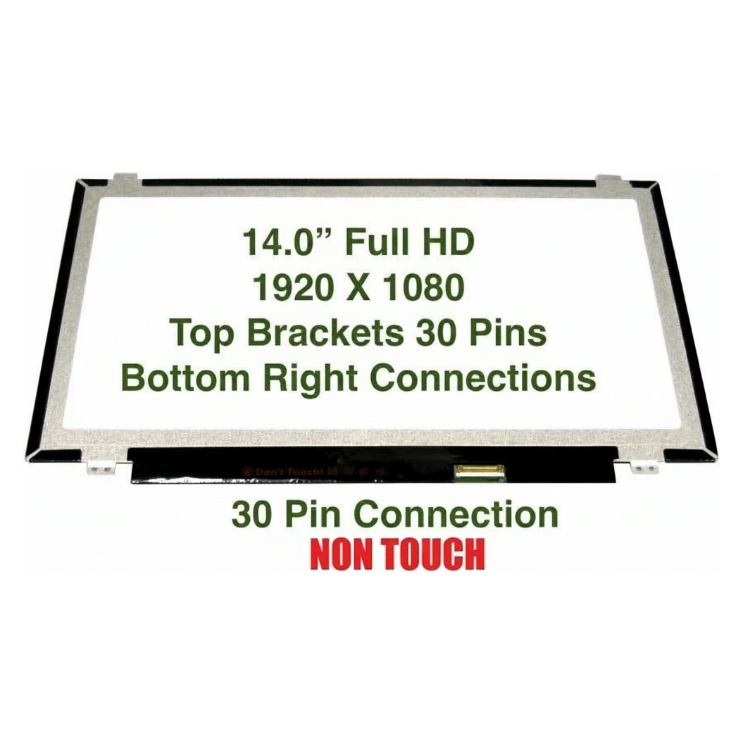 Begagnad BOE Original 14.0 LCD skärm NT140FHM-N42 bärbara datorer HP Lenovo Dell Acer Asus