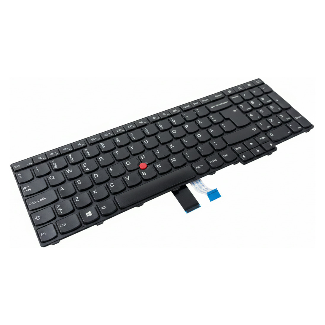 Begagnat Lenovo Swedish Keyboard W540 W541 W550 W550s T540 T540P T550 T560 P50s
