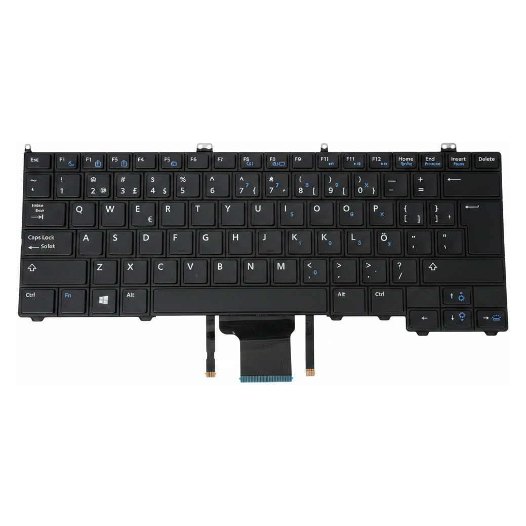Begagnat Dell Latitude 12 12-7000 E7440 E7240 Tangentbord / Keyboard 0Y8WJY