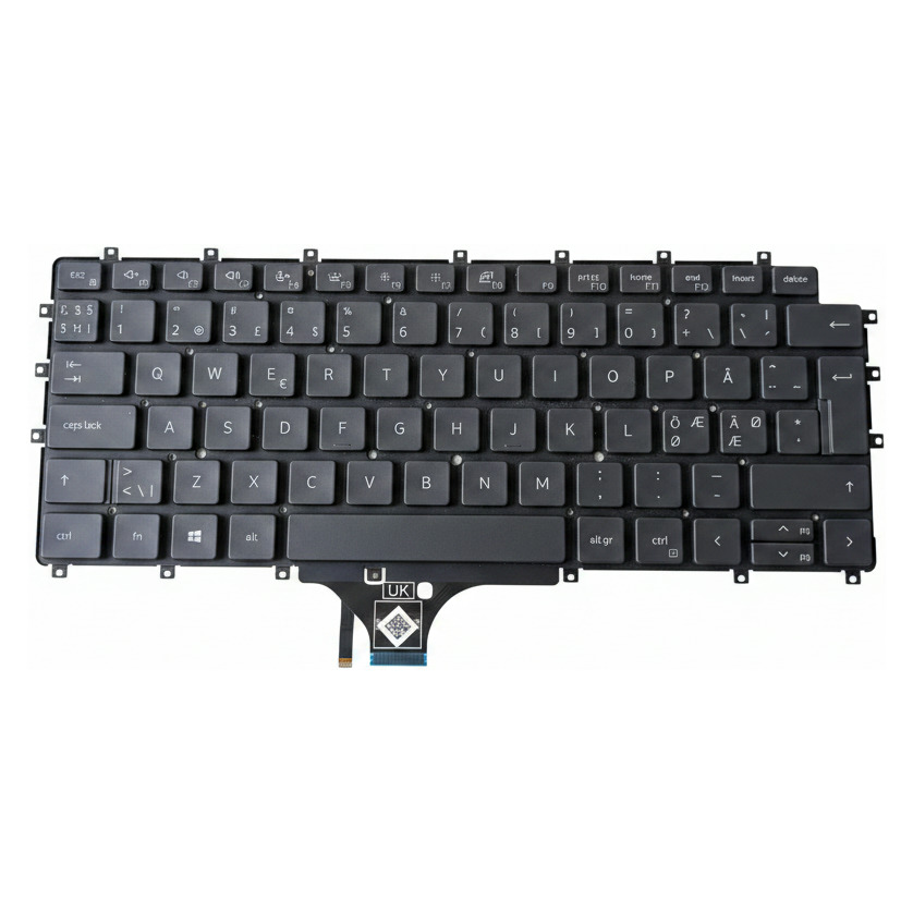 Begagnat Dell Nordic Keyboard Dell Latitude 15 9510 9520 0HYJW3 HYJW3