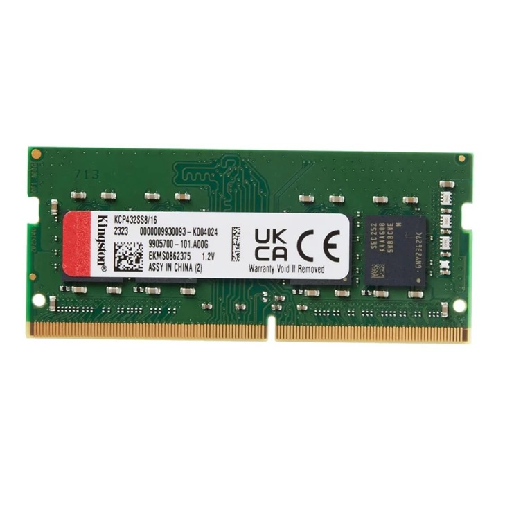 Begagnat Kingston 16GB DDR4 (1x16GB) SODIMM 1Rx8 PC4-3200AA 3200MHz KCP432SS8/16