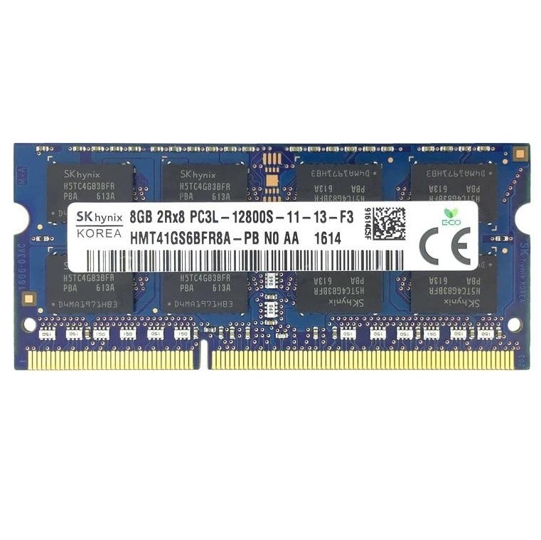 Begagnat SK Hynix 8GB DDR3L (1x8GB) SODIMM 2Rx8 PC3L-12800S 1600MHz