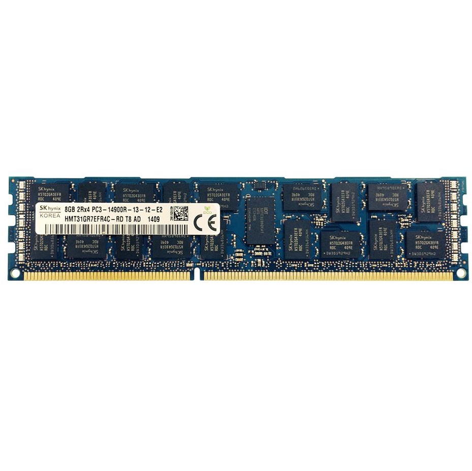 Begagnat SK Hynix 8GB DDR3 (1x8GB) RDIMM 2Rx4 ECC PC3-14900R 1866MHz Dual Rank x4