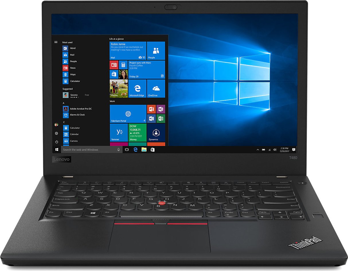 Lenovo ThinkPad T480 14" i5-8350U 16GB 256GB A-Klass (Tangentavtryck*)