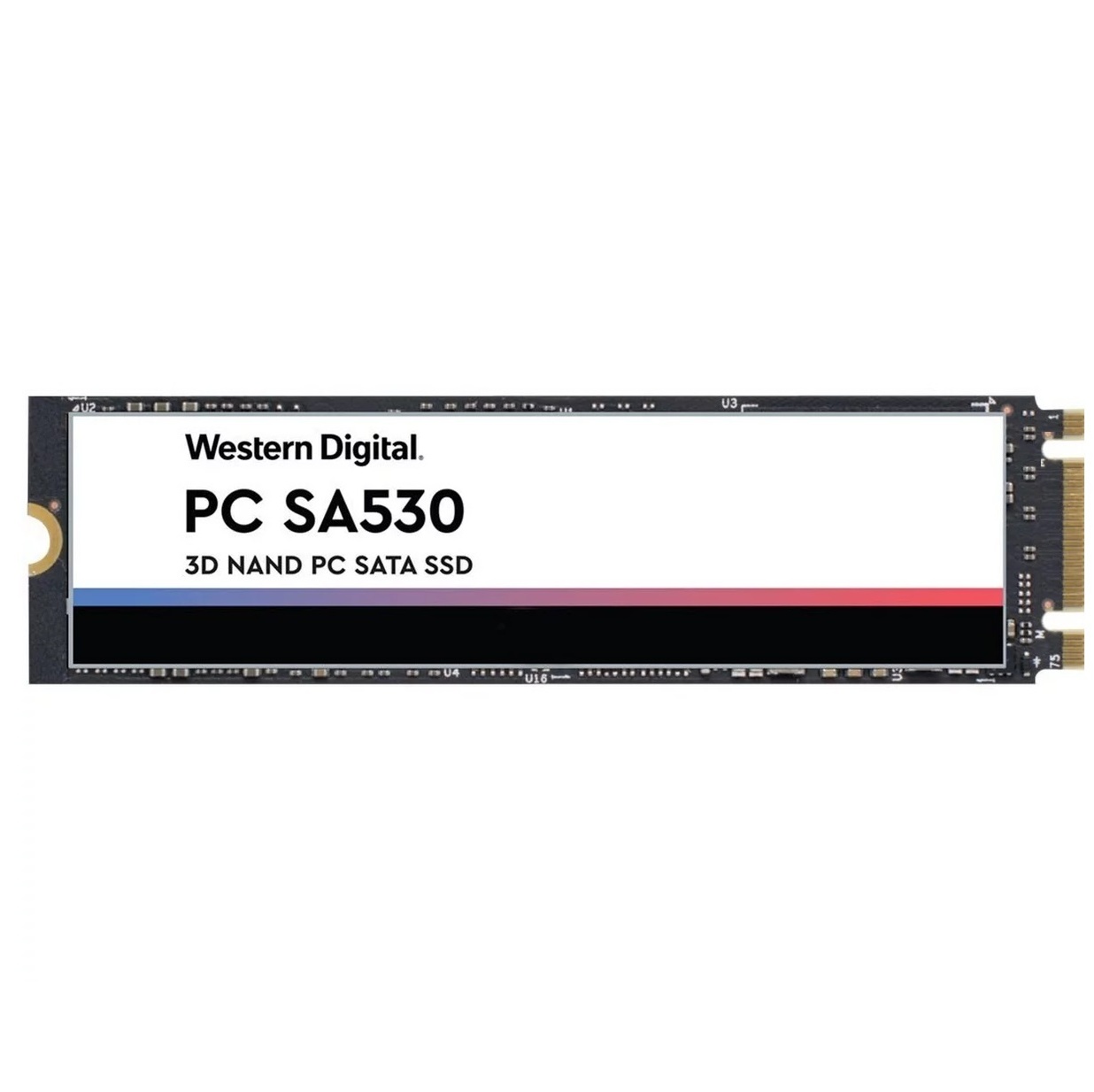 Begagnad 256GB WD PC SA530 SSD M2 2280 SATA 6Gb/s SDATN8Y-256G-1001