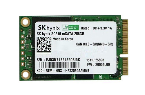 Begagnad 256GB SK Hynix SC210 SSD mSATA