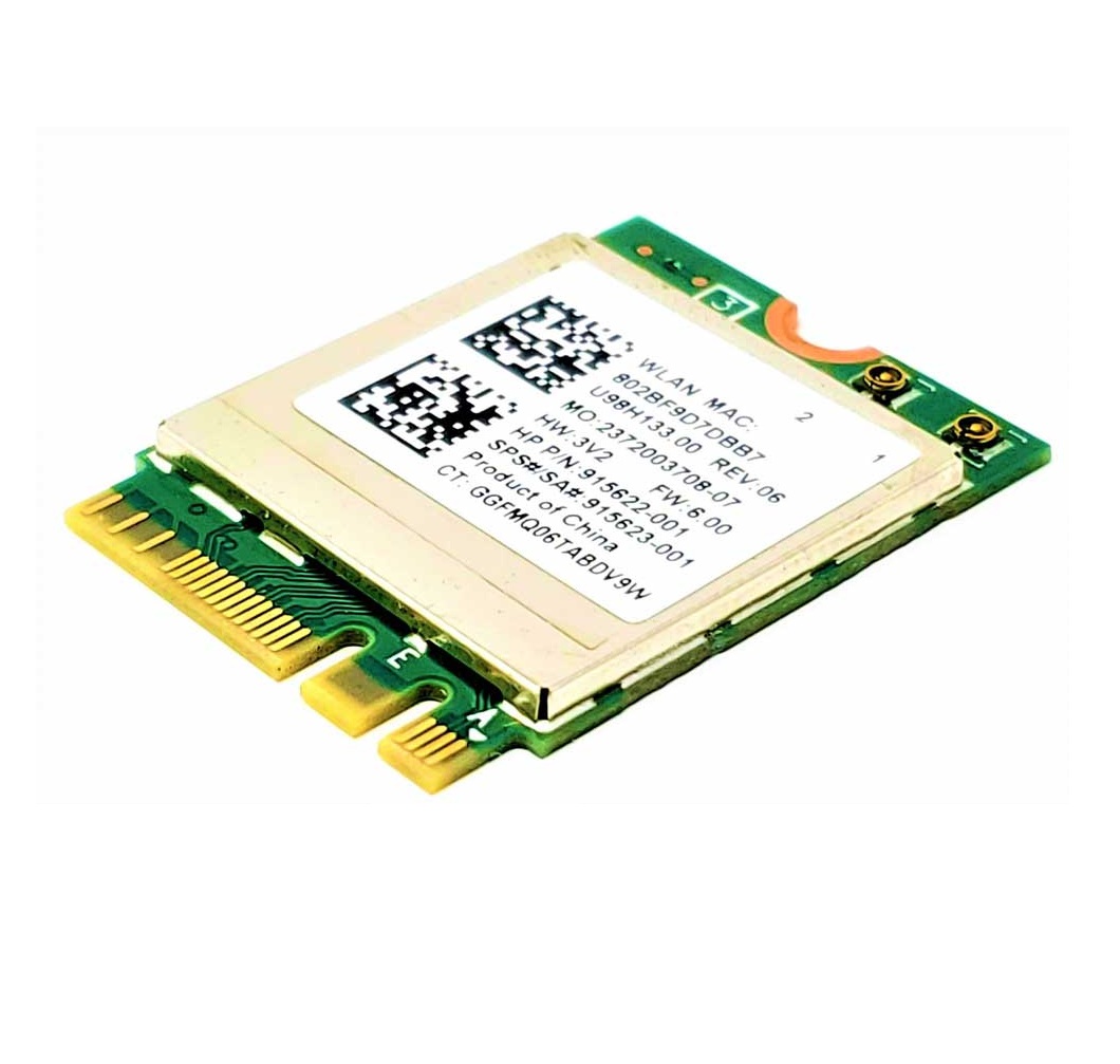 Begagnat Wireless Network Card RTL8822BE RTL8822 WiFi 4.2 Bluetooth 2.4G 5GHz HP 915622-001 915623-001