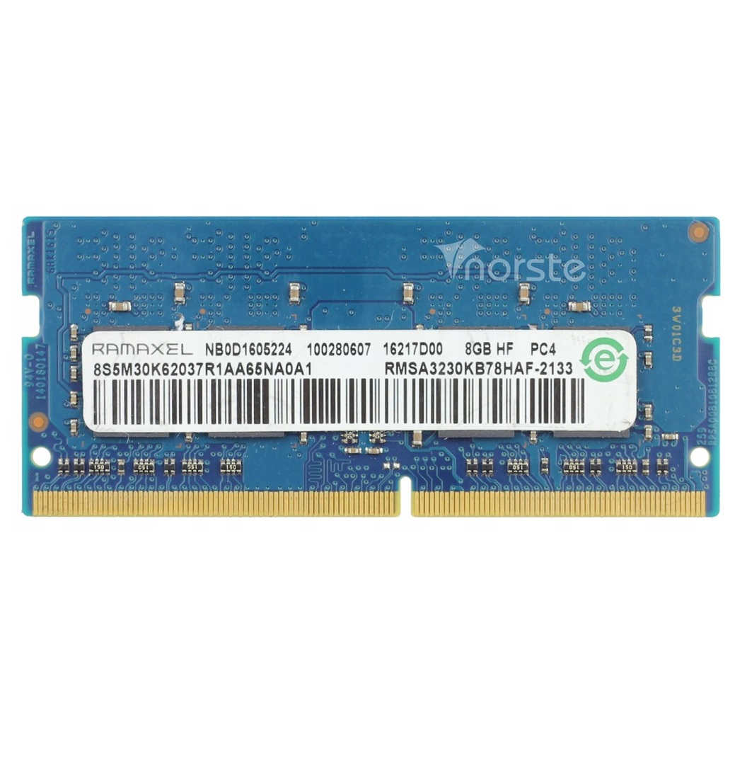 Begagnat 8GB DDR4 (1x8GB) Ramaxel SODIMM 1Rx8 PC4-2133R 2133MHz