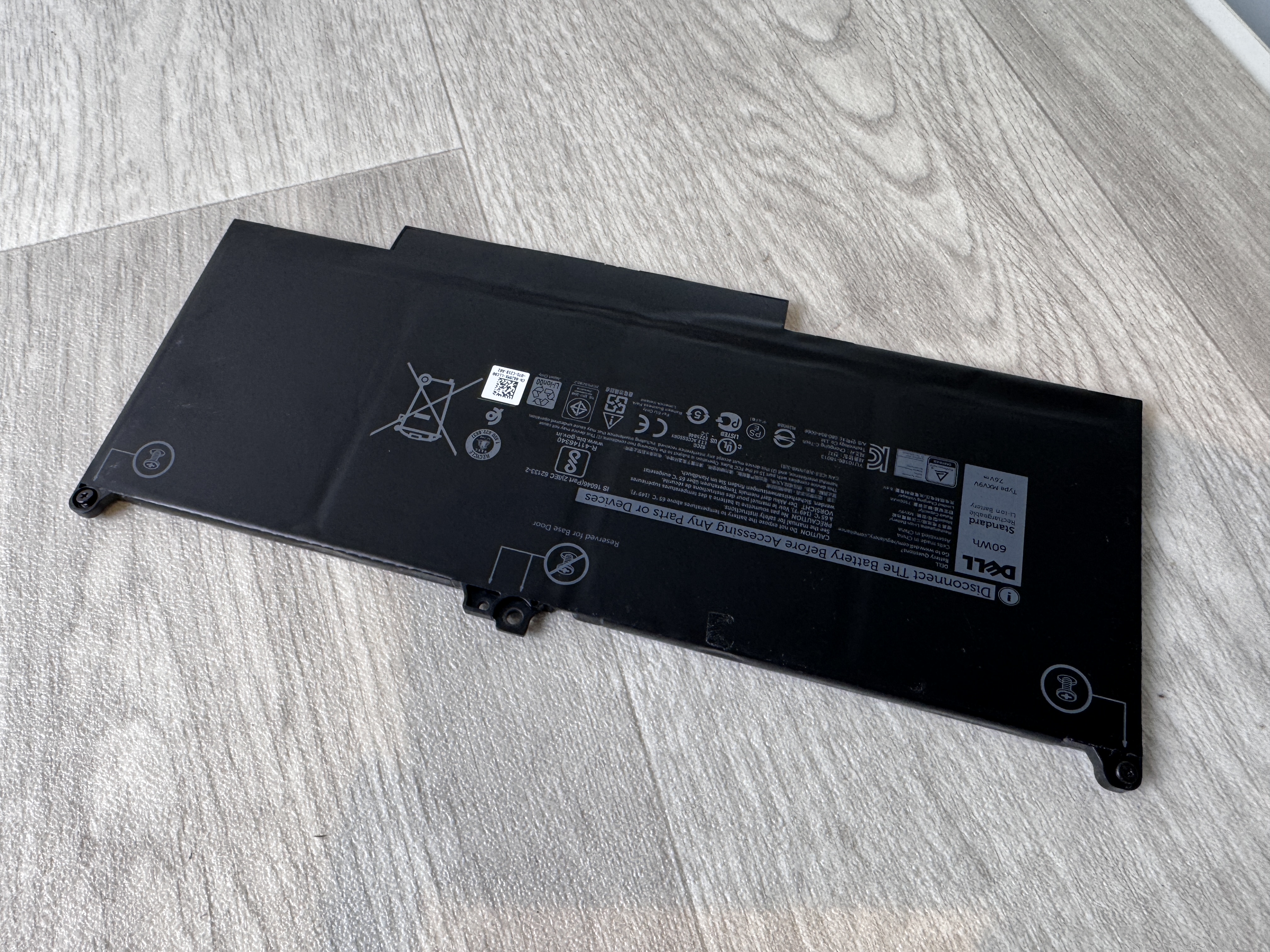 Begagnat Original Batteri Dell Latitude 7300 5300 5310 7400 MXV9V 7.6V 60Wh