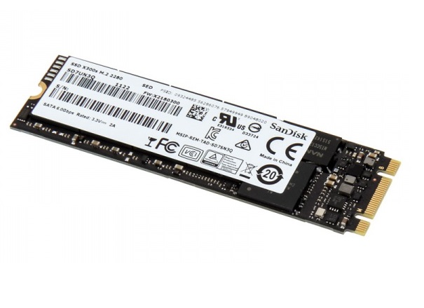 Begagnad 256GB SanDisk X300s SSD M2 2280 SATA