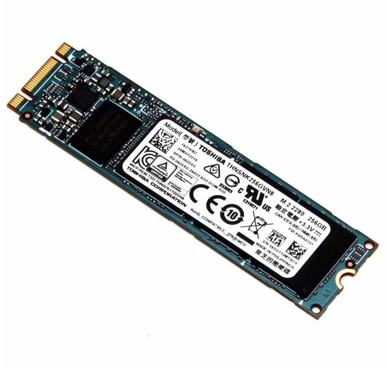 Begagnad 256GB Toshiba SSD M2 2280 SATA THNSNK256GVN8