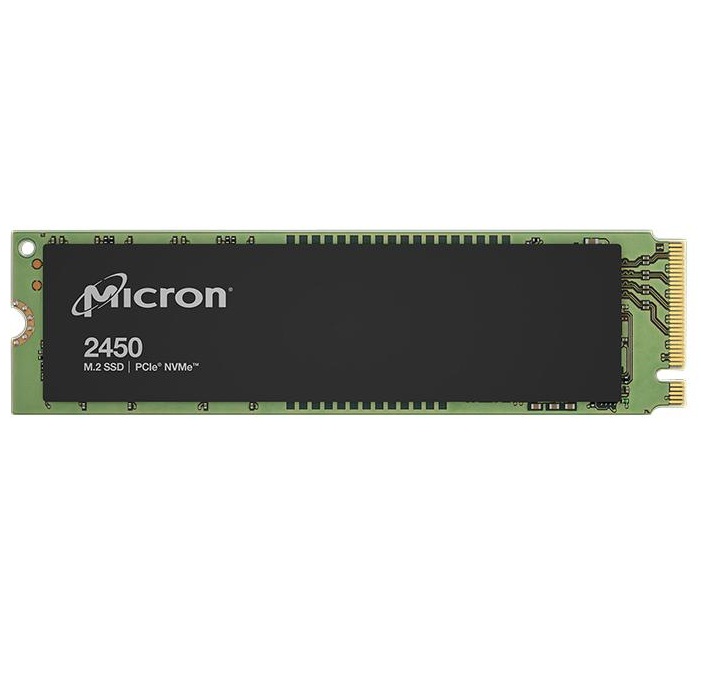 Begagnad 256GB Micron 2450 M.2 2280 PCIe Gen4x4 NVMe SSD MTFDKBA256TFK