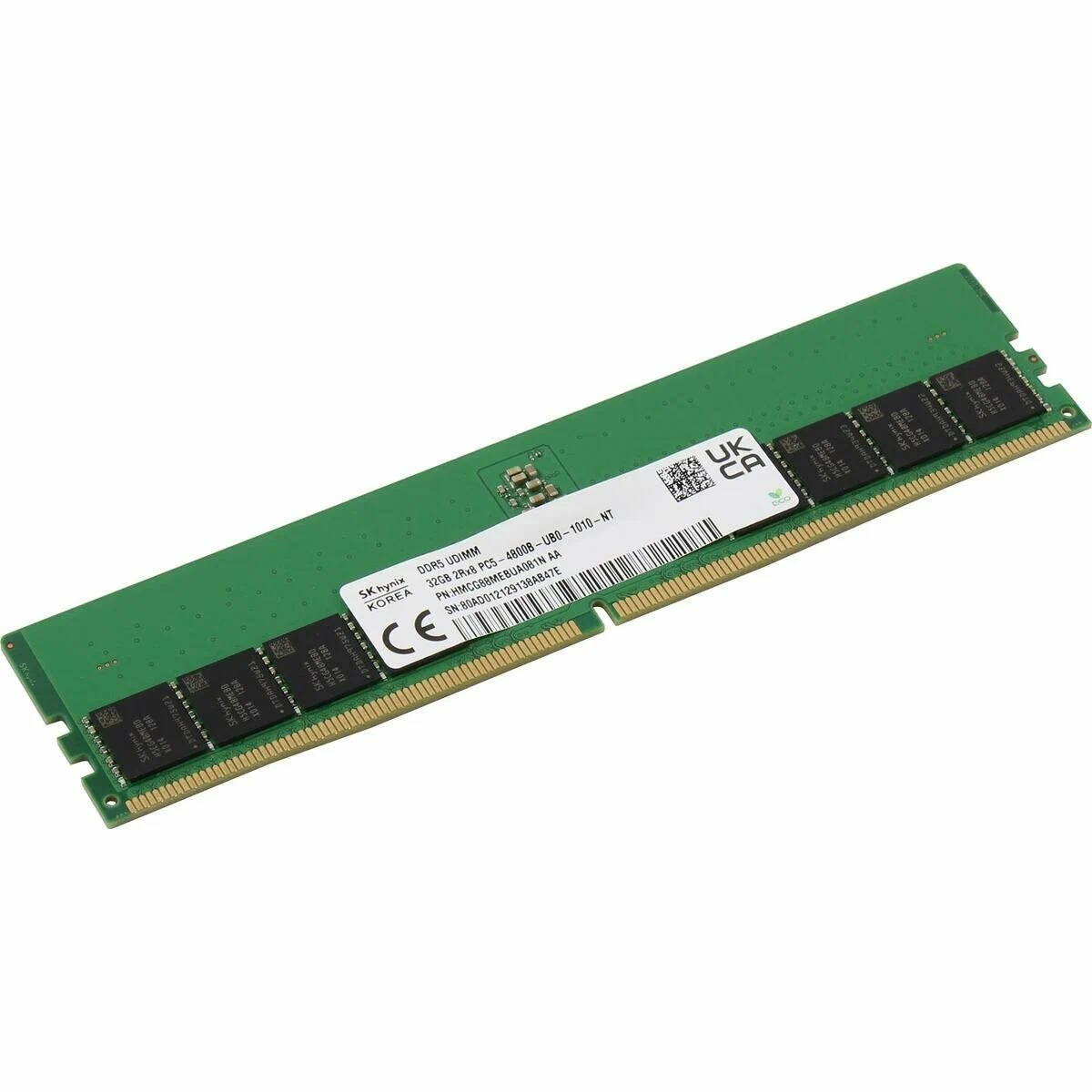 Begagnat SK Hynix 32GB DDR5 (1x32GB) UDIMM PC5-4800B 4800MHz 2Rx8 HMCG88MEBUA081N