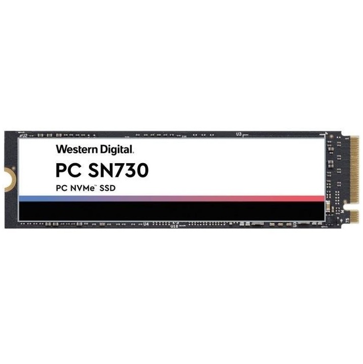 Begagnad 512GB WD PC SN730 SSD M2 2280 NVMe PCIe Gen3 x4 SDBPNTY-512G-1006